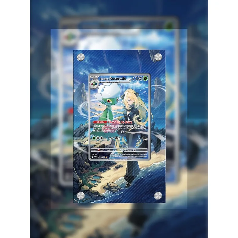Art Display for Pokemon Roserade Card PTCG Keychain Anime Game Collectibles Anime Merchandise Acrylic Protective Case Toys Gift
Art Display for Pokemon Roserade Card PTCG Keychain Anime Game Collectibles Anime Merchandise Acrylic Protective Case Toys Gift