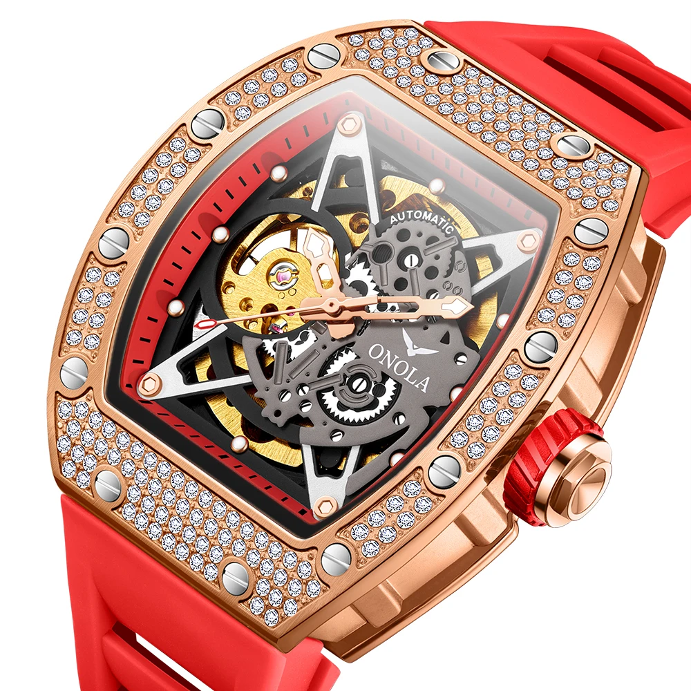 ONOLA Luxury Fashion Watch Hollow Out Fully Automatic Waterproof Men's Mechanical Watch With Diamond
ONOLA Luxury Fashion Watch Hollow Out Fully Automatic Waterproof Men's Mechanical Watch With Diamond