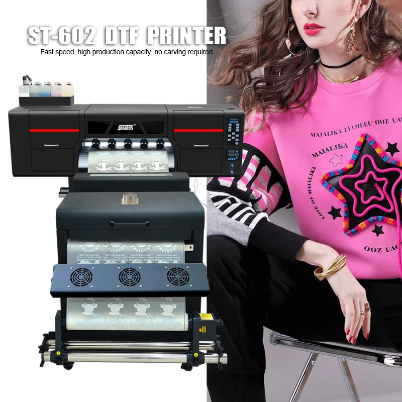 Customized 60cm A2 DTF Printer Heat Transfer Pet Film Powder Oven High Quality T-Shirt Printing Machine
Customized 60cm A2 DTF Printer Heat Transfer Pet Film Powder Oven High Quality T-Shirt Printing Machine