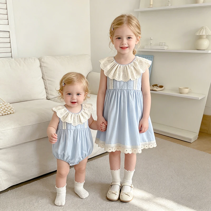 2026 Summer Infant Sisters Dress Girls New 2-6Yrs Girl Dress Baby Girl Sleeveless Dress 0-24M Girls Baby Princess Sweet Romper
2026 Summer Infant Sisters Dress Girls New 2-6Yrs Girl Dress Baby Girl Sleeveless Dress 0-24M Girls Baby Princess Sweet Romper