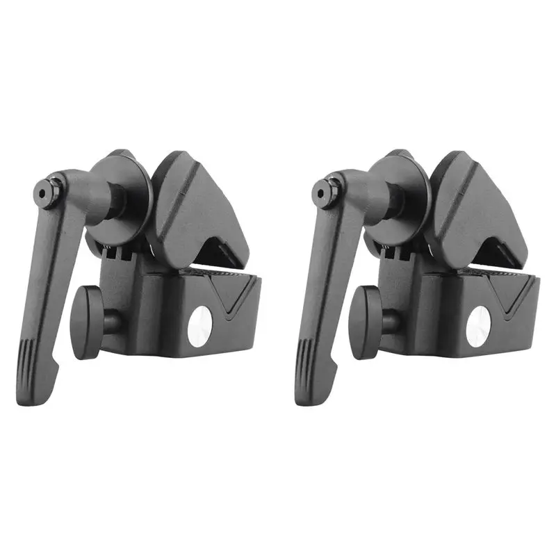 2X Big Super Clamp Studio Multifunction Strong C Clip With 1/4In & 3/8In Screw Hole For Photography Studio Lights
2X Big Super Clamp Studio Multifunction Strong C Clip With 1/4In & 3/8In Screw Hole For Photography Studio Lights