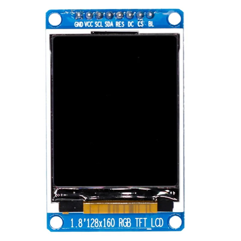 -A15I 5X 1.8 Inch LCD Display Module Full Color 128X160 RGB SPI TFT LCD Display Module ST7735S 3.3V Replace OLED Power Supply
-A15I 5X 1.8 Inch LCD Display Module Full Color 128X160 RGB SPI TFT LCD Display Module ST7735S 3.3V Replace OLED Power Supply