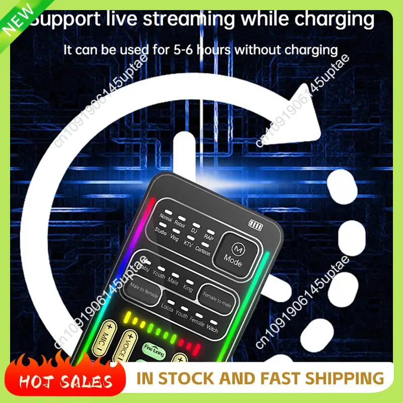 N88R 3X I9 Voice Changer Full Kit Multiple Audio Effect Bluetooth Live Sound Cards Ultra-Thin Live Sound Card Mic Tool
N88R 3X I9 Voice Changer Full Kit Multiple Audio Effect Bluetooth Live Sound Cards Ultra-Thin Live Sound Card Mic Tool