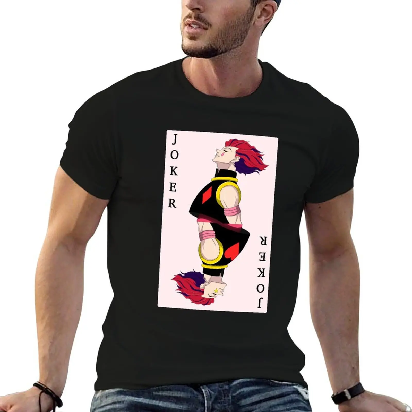 Hisoka card T-Shirt man t shirts graphic t shirts for man graphic tees T-Shirt
Hisoka card T-Shirt man t shirts graphic t shirts for man graphic tees T-Shirt