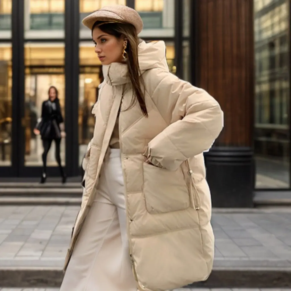 Women's Mid-Length Cotton-Padded Jacket Korean Style Warm-Keeping Wear for Winter New Super Nice
Women's Mid-Length Cotton-Padded Jacket Korean Style Warm-Keeping Wear for Winter New Super Nice