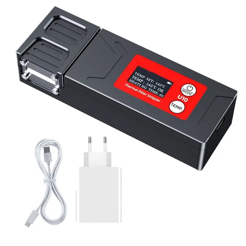 A73E-U10 LED Display Fiber Thermal Stripper Pliers Heated Optical Wire Stripping Slitter Tool Hot Stripper Ribbon
A73E-U10 LED Display Fiber Thermal Stripper Pliers Heated Optical Wire Stripping Slitter Tool Hot Stripper Ribbon