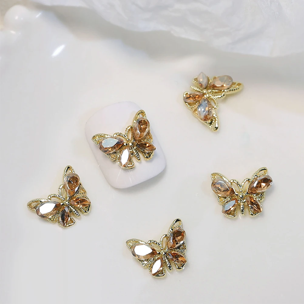 10pcs Crystal Butterfly Accessories 3D Rhinestones Nail Art Charms Manicure Decorations Acrylic Resin Elegant Brightness
10pcs Crystal Butterfly Accessories 3D Rhinestones Nail Art Charms Manicure Decorations Acrylic Resin Elegant Brightness