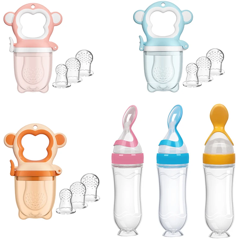 Fruit Feeder Set Baby Fruit and Vegetable Teether Chewable Silicone Mesh Bag Toddler Feeding Supplies
Fruit Feeder Set Baby Fruit and Vegetable Teether Chewable Silicone Mesh Bag Toddler Feeding Supplies