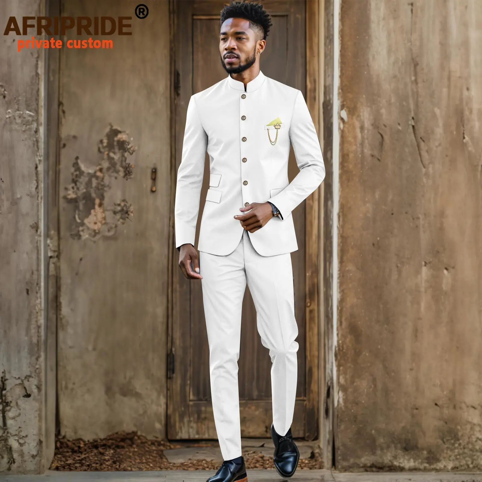 Men`s Bussiness Suit Slim Fit Embroidery Single Breasted Blazer and Pants Set Formal Outfits African Clothes Wedding A2316091
Men`s Bussiness Suit Slim Fit Embroidery Single Breasted Blazer and Pants Set Formal Outfits African Clothes Wedding A2316091