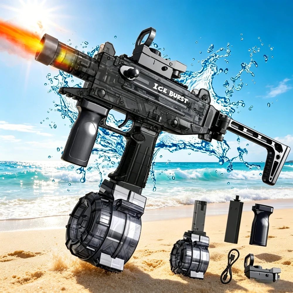 Powerful High Speed Automatic Water Gun Continuous Shooting Design Summer Outdoor Battle Toy Children's Birthday Gifts
Powerful High Speed Automatic Water Gun Continuous Shooting Design Summer Outdoor Battle Toy Children's Birthday Gifts
