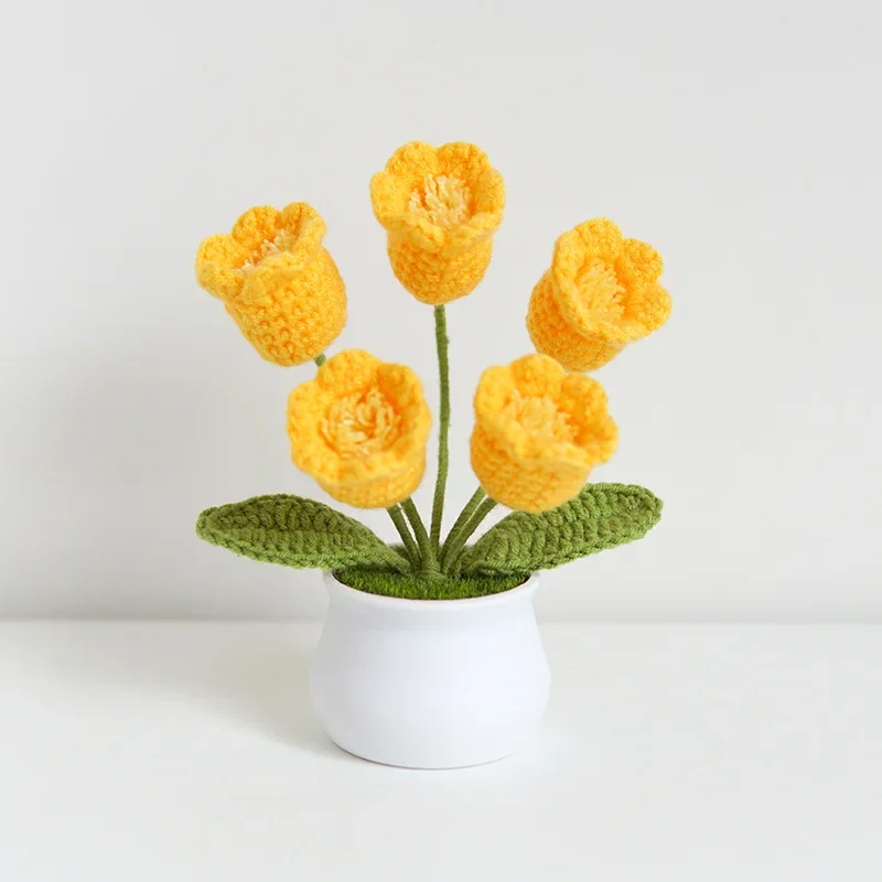 Artificial Lily Flowers Bonsai for Graduation Teachers Appreciation Birthday Crochet Flowers Gifts for Women White
Artificial Lily Flowers Bonsai for Graduation Teachers Appreciation Birthday Crochet Flowers Gifts for Women White