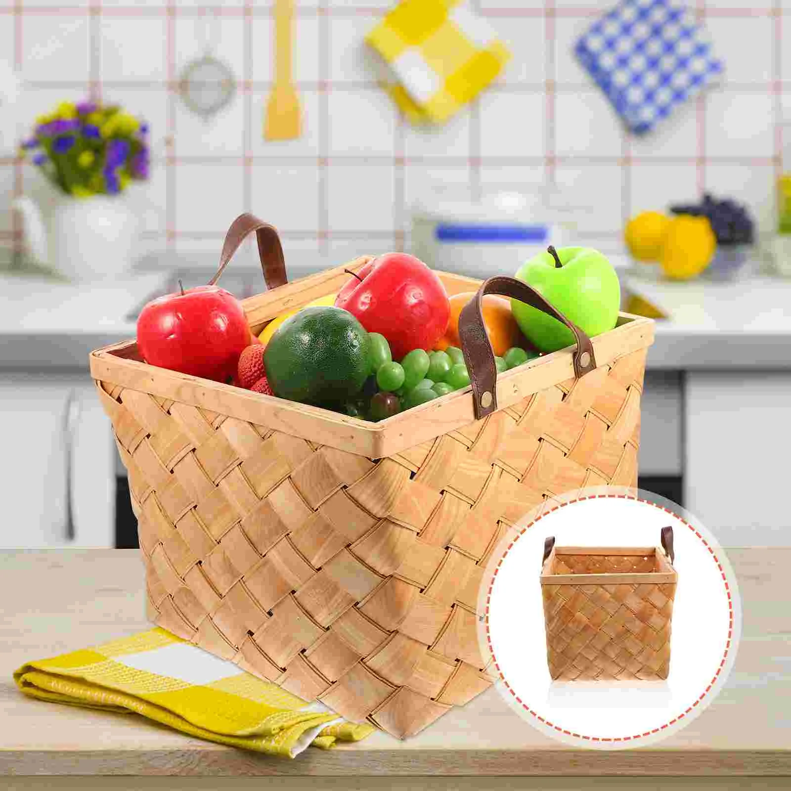Woven Hand Basket Practical Storage Home Baskets Fruits Carrying Multifunction Outdoor Metal Strawberry Picking Multi-function
Woven Hand Basket Practical Storage Home Baskets Fruits Carrying Multifunction Outdoor Metal Strawberry Picking Multi-function