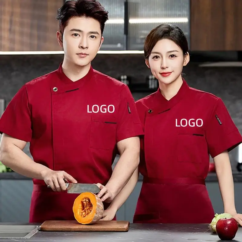 Restaurant Chef Workwear Men Women Short Sleeved Personalized Printed Logo Kitchen Cooking Uniform Bakery Dessert Jacket Custom
Restaurant Chef Workwear Men Women Short Sleeved Personalized Printed Logo Kitchen Cooking Uniform Bakery Dessert Jacket Custom