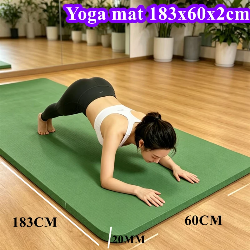 20MM Thick NBR 183x60cm Yoga Mats Anti-slip Sport Fitness Mat Blanket Exercise Yoga and Pilates Gymnastics Mat Fitness Equipment
20MM Thick NBR 183x60cm Yoga Mats Anti-slip Sport Fitness Mat Blanket Exercise Yoga and Pilates Gymnastics Mat Fitness Equipment
