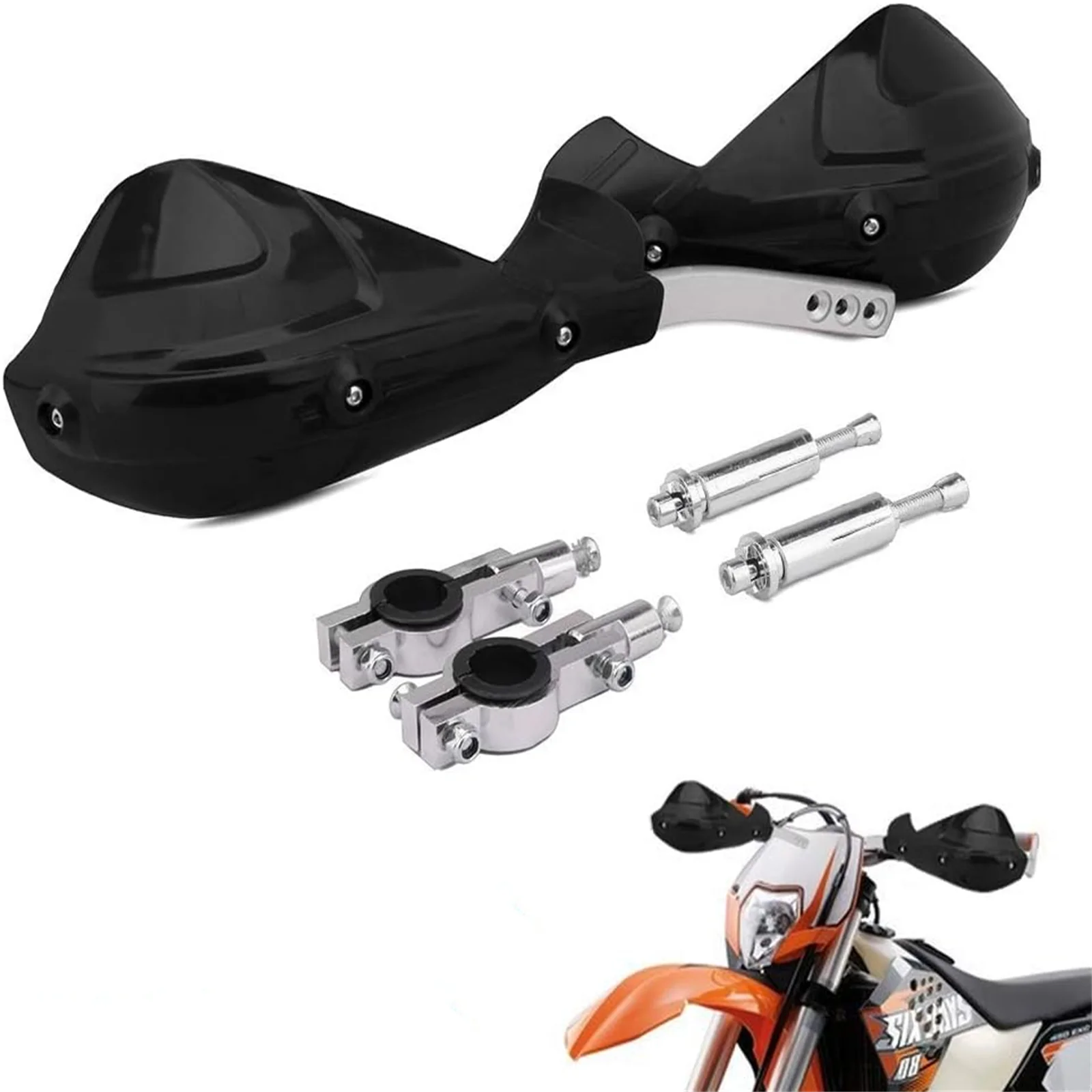 Motorcycle HandGuards Universal for 7/8" 22mm and 1 1/8" 28mm Brush Bar for Off Road ATV Motocross Dirt Bike
Motorcycle HandGuards Universal for 7/8" 22mm and 1 1/8" 28mm Brush Bar for Off Road ATV Motocross Dirt Bike