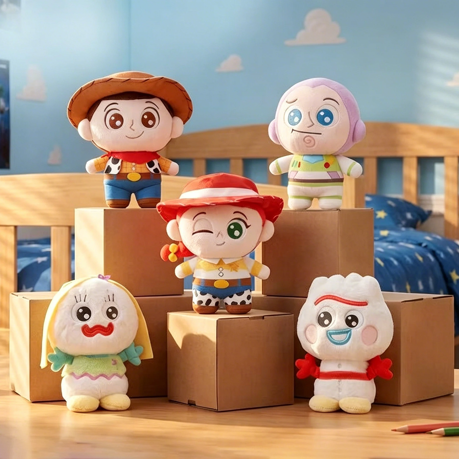 Genuine Toy Story 5 Plush Doll Woody Jessie Buzz Lightyear Bo Peep Forky Knifey Plushies Stuffed Toys Pillow Collection Gifts
Genuine Toy Story 5 Plush Doll Woody Jessie Buzz Lightyear Bo Peep Forky Knifey Plushies Stuffed Toys Pillow Collection Gifts