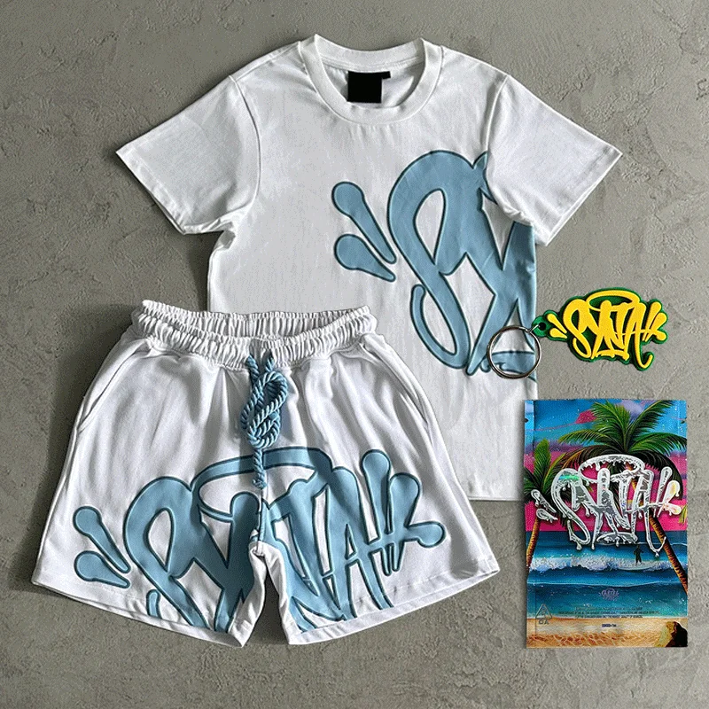 Sy-world Summer White T Shirt Sports shorts Set y2k Harajuku Hip-hop High Street Men Women Casual Short-sleeved Tees Streetwear
Sy-world Summer White T Shirt Sports shorts Set y2k Harajuku Hip-hop High Street Men Women Casual Short-sleeved Tees Streetwear