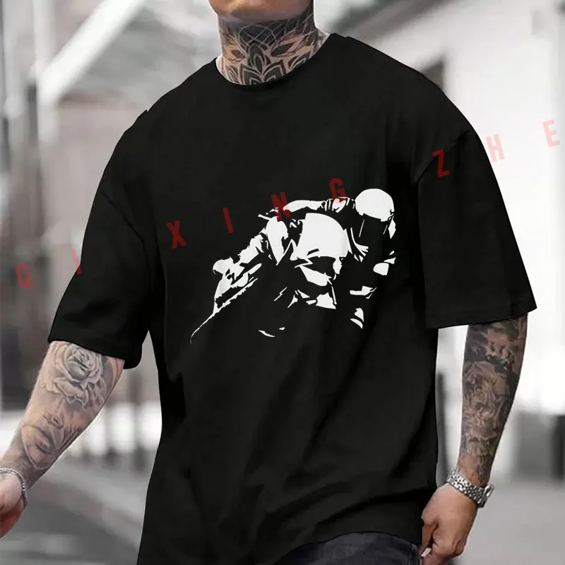 Supersport Sport Bike Motorcycle Racing Men's T-Shirt Moto Casual High Quality Cotton Round Neck Short Sleeved Tops
Supersport Sport Bike Motorcycle Racing Men's T-Shirt Moto Casual High Quality Cotton Round Neck Short Sleeved Tops
