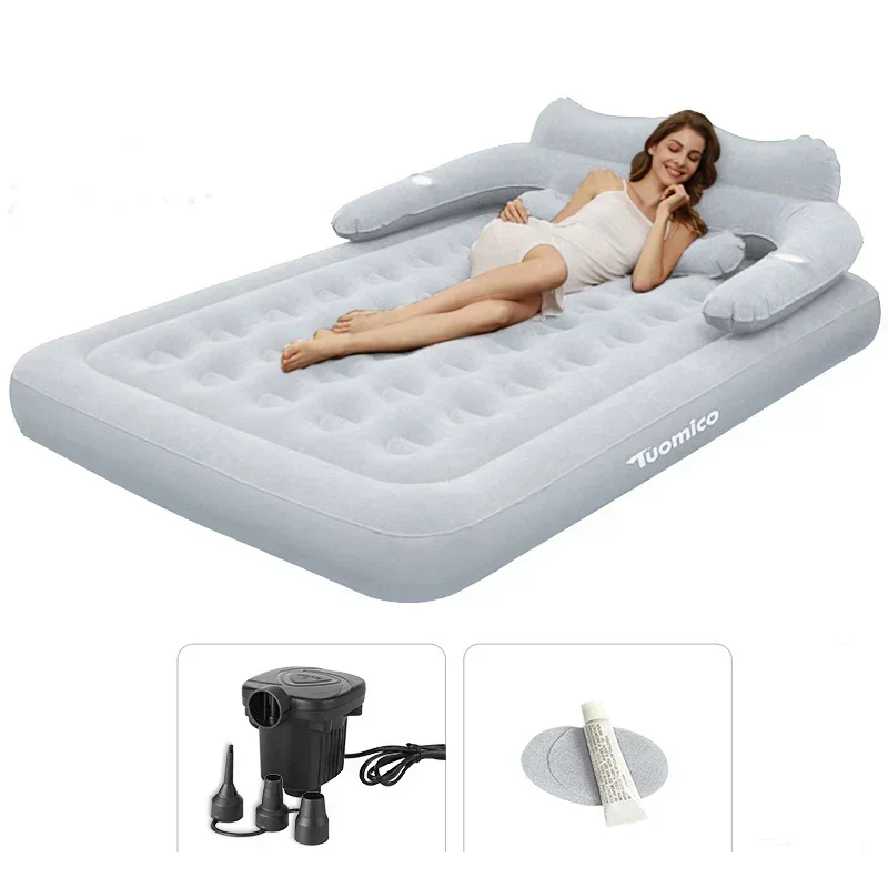 Портативный надувной матрас для пикника двойного назначения, с прочной спинкой, удобного типа
Портативный надувной матрас для пикника двойного назначения, с прочной спинкой, удобного типа