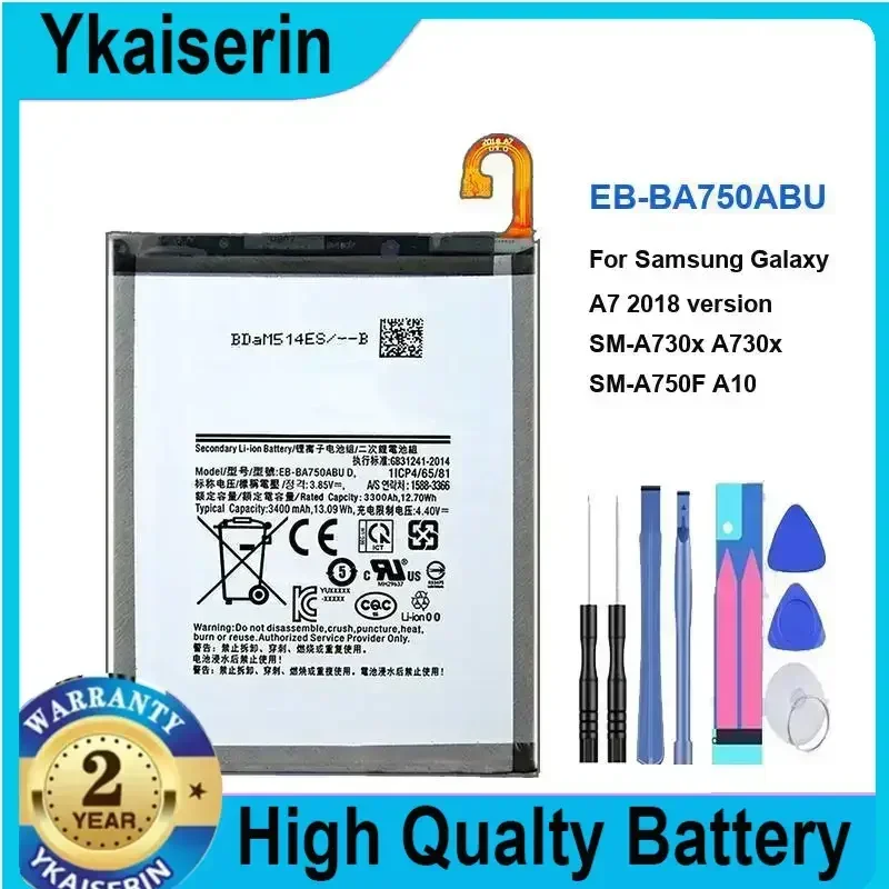 Battery EB-BA750ABU For Samsung GALAXY A10 A7 2018 A105F A730 X SM-A750F SM-A730X for Galaxy A8S A750f G8870 M10 F M10F
Battery EB-BA750ABU For Samsung GALAXY A10 A7 2018 A105F A730 X SM-A750F SM-A730X for Galaxy A8S A750f G8870 M10 F M10F