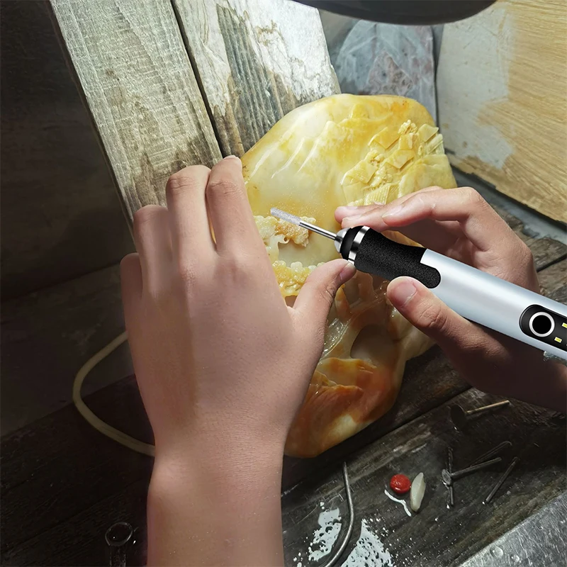 1PC Electric Engraving Pen Rechargeable Engraver Drill Machine For Jewelry Glass Woodworking Mini Grinder Cordless Rotary Tool
1PC Electric Engraving Pen Rechargeable Engraver Drill Machine For Jewelry Glass Woodworking Mini Grinder Cordless Rotary Tool