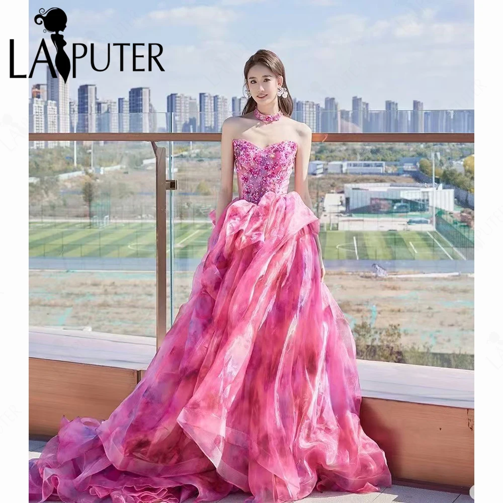 Print Organza Aline Evening Dresses Tiny Flowers Lace Bodice Girls Prom Dress Off Shoulder Ruffles Skirt Formal Dress for Girl
Print Organza Aline Evening Dresses Tiny Flowers Lace Bodice Girls Prom Dress Off Shoulder Ruffles Skirt Formal Dress for Girl