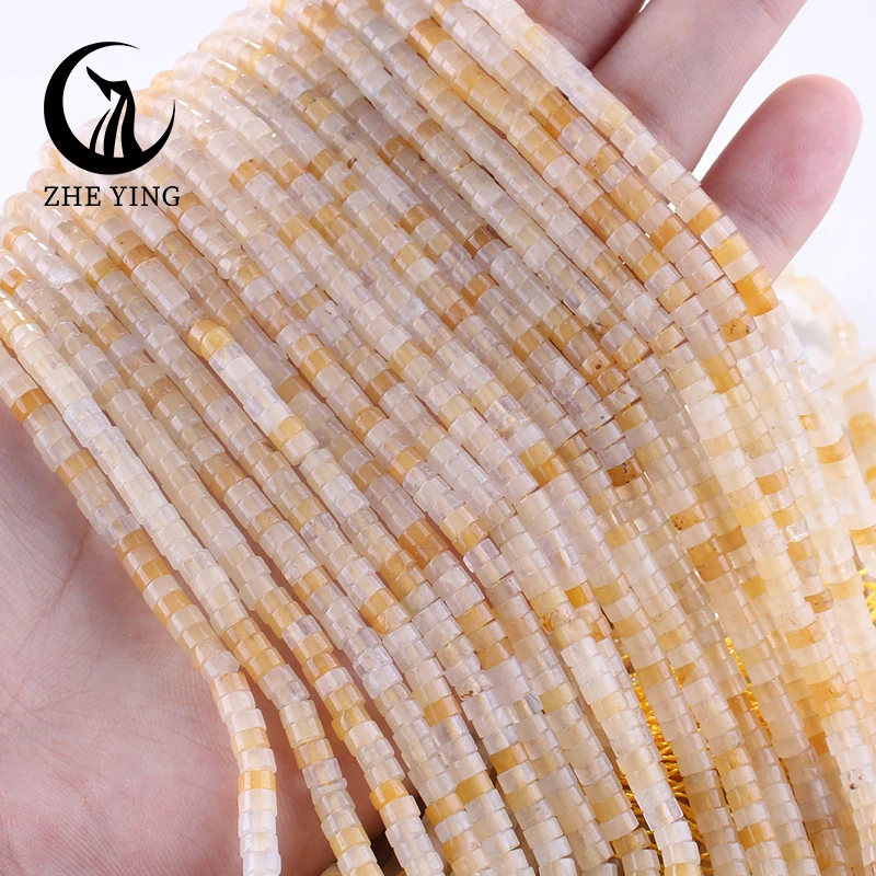 Natural Stone 2x4mm Yellow Aventurine Rondelle Beads Flat Loose Spacer Beads for Jewelry Bracelet Making Accessory
Natural Stone 2x4mm Yellow Aventurine Rondelle Beads Flat Loose Spacer Beads for Jewelry Bracelet Making Accessory