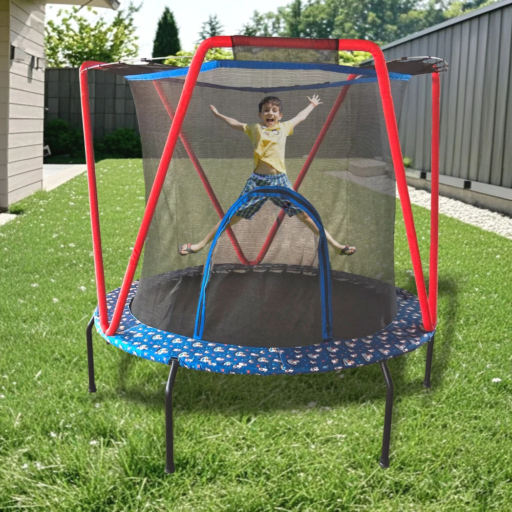 66 Inch Kids Trampoline, Toddler Indoor Outdoor Small Trampoline for Babies with Heightened Net for Kids Trampoline for Kids
66 Inch Kids Trampoline, Toddler Indoor Outdoor Small Trampoline for Babies with Heightened Net for Kids Trampoline for Kids