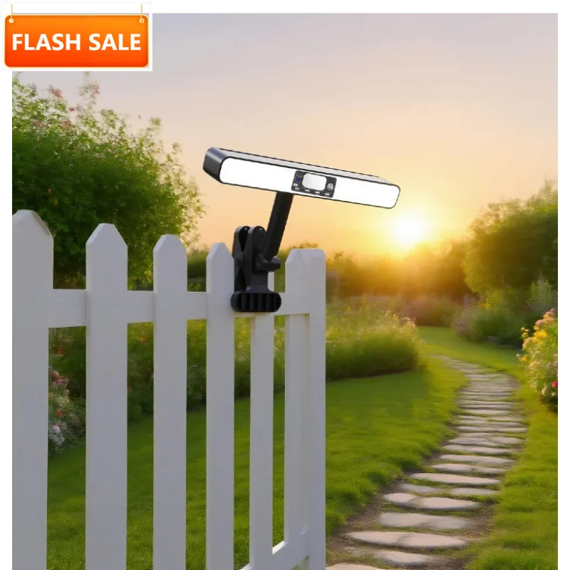 Clamp Light with Motion Sensor & Remote, 160 LED, 5 Modes, USB+Charge, IP44 Waterproof, Yard Garden Patio
Clamp Light with Motion Sensor & Remote, 160 LED, 5 Modes, USB+Charge, IP44 Waterproof, Yard Garden Patio