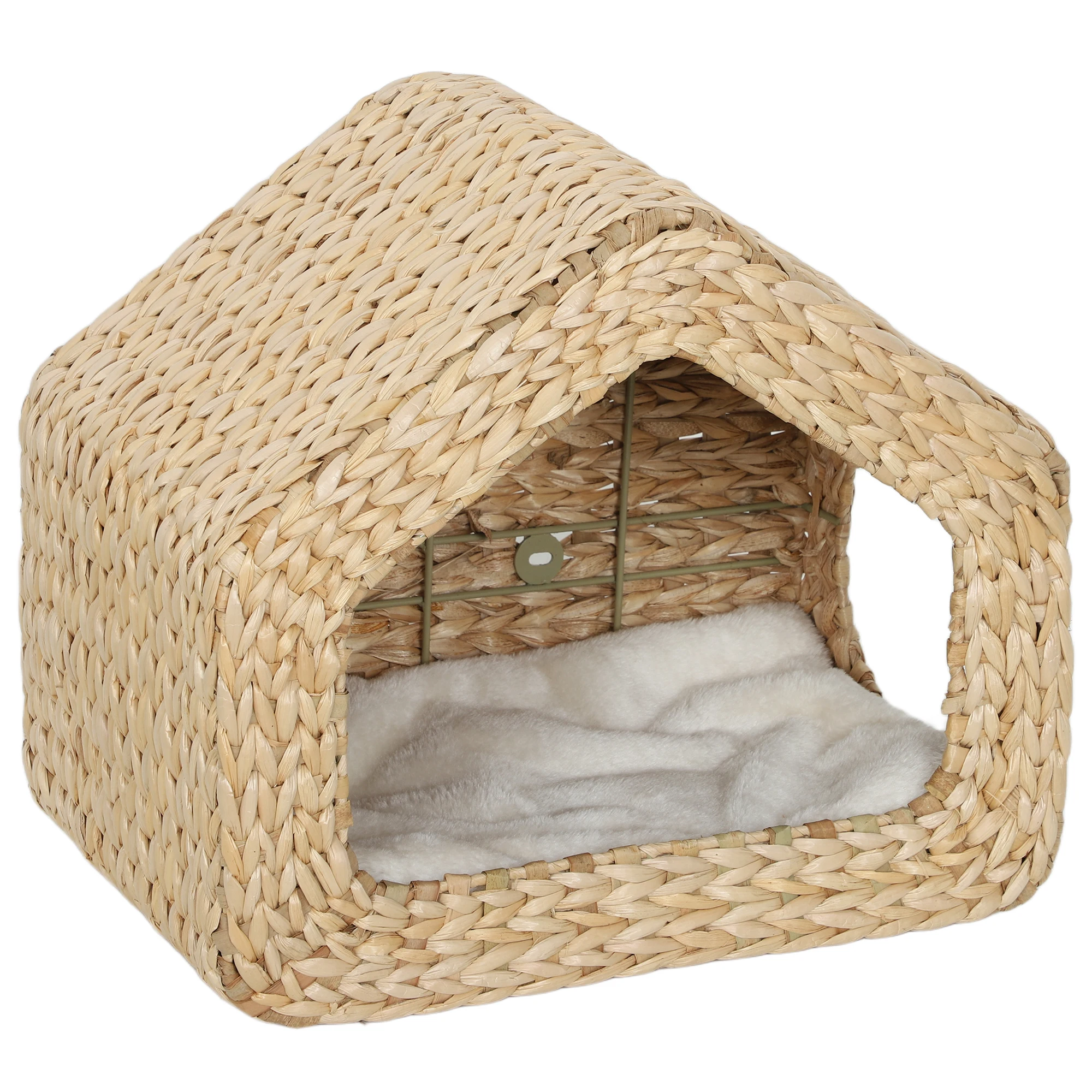 Wall Mounted Cat House, Cat Wall Furniture, Cat Wall Shelf with Washable Cushion, Natural
Wall Mounted Cat House, Cat Wall Furniture, Cat Wall Shelf with Washable Cushion, Natural