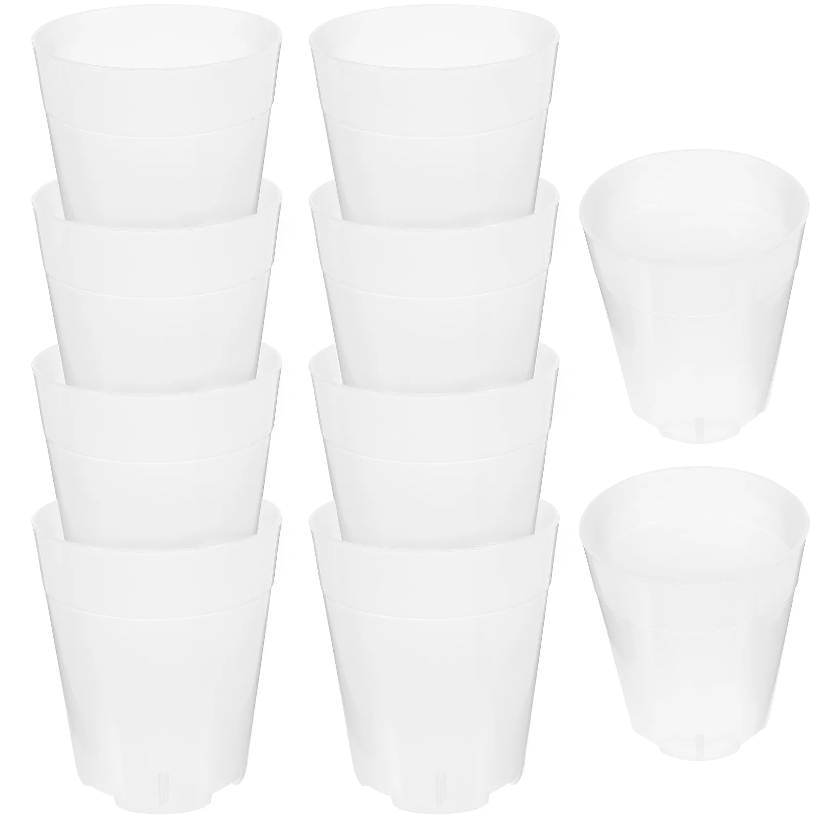 10pcs Plastic Flower Pots Large Nursery Planting Pots Garden Bonsai Succulent Drainage Holes Durable Reusable Lightweight 
10pcs Plastic Flower Pots Large Nursery Planting Pots Garden Bonsai Succulent Drainage Holes Durable Reusable Lightweight