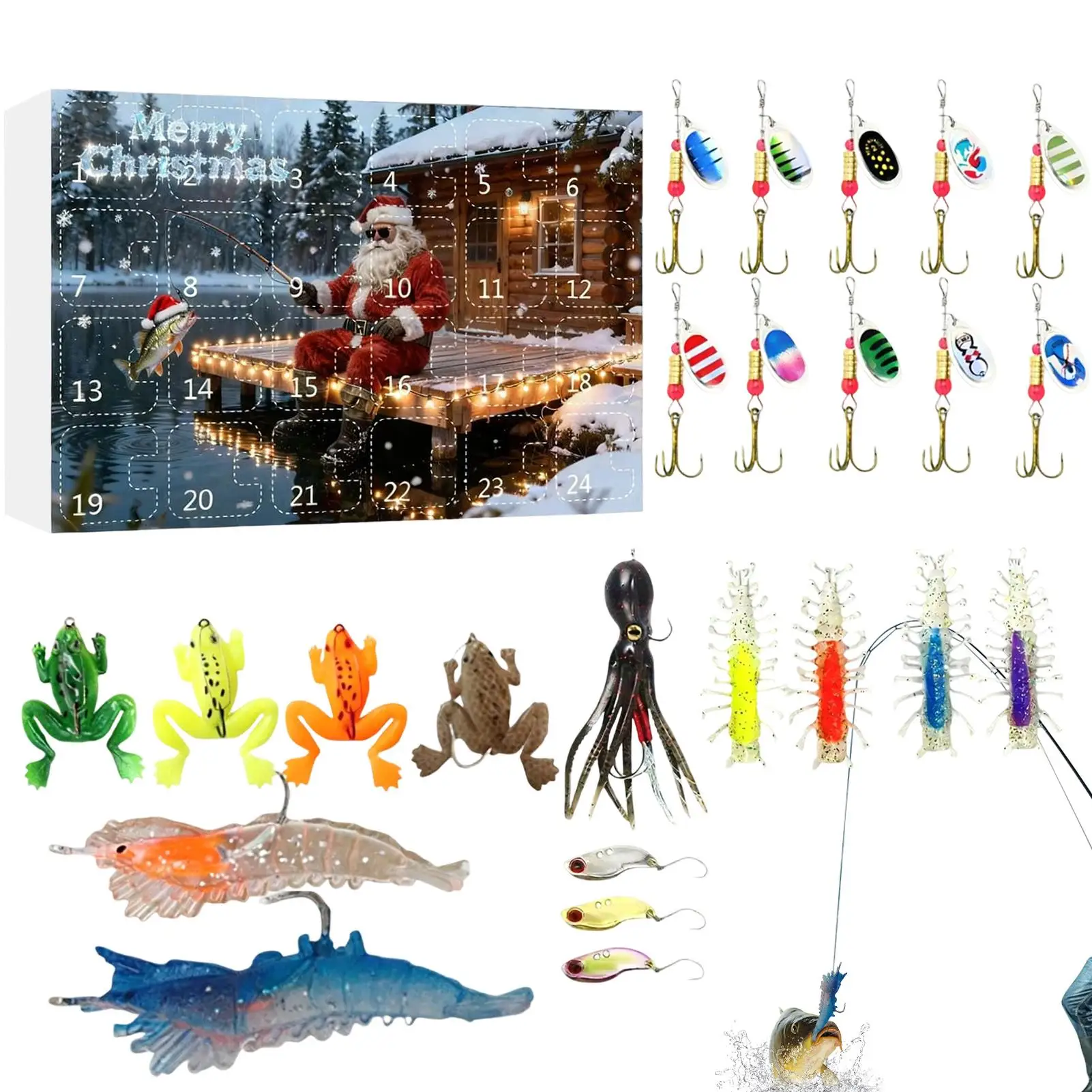 Рыболовная приманка, календарь обратного отсчета, спортивные рыболовные снасти на открытом воздухе, календарь обратного отсчета, рыболовные приманки для рыбаков, друзей, мужчин, подростков
Рыболовная приманка, календарь обратного отсчета, спортивные рыболовные снасти на открытом воздухе, календарь обратного отсчета, рыболовные приманки для рыбаков, друзей, мужчин, подростков