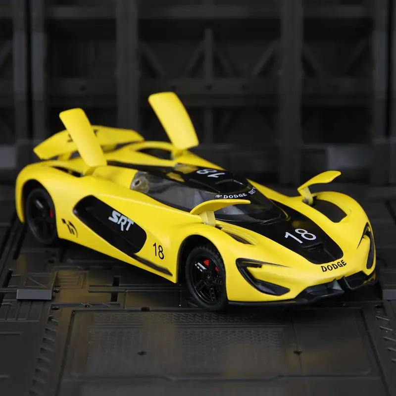 1:32 SRT track version of alloy car model ornaments collection super-running American muscle sports car doors can open
1:32 SRT track version of alloy car model ornaments collection super-running American muscle sports car doors can open