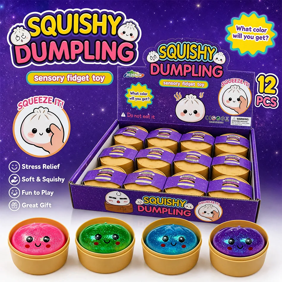 New Realistic Giant cute bun Dumpling Squeeze Toy with Bamboo Steamer Ball Decompression Fidget Toy Creative Funny Gift
New Realistic Giant cute bun Dumpling Squeeze Toy with Bamboo Steamer Ball Decompression Fidget Toy Creative Funny Gift