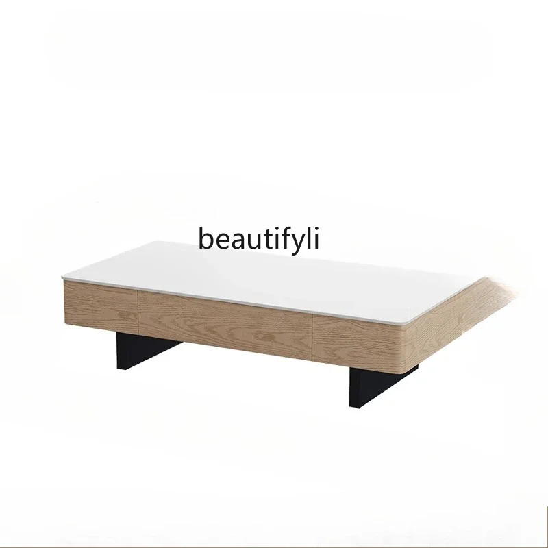 ss03 Cream wind solid wood coffee table light luxury modern living room home, rectangular pure white rock slab coffee table adva
ss03 Cream wind solid wood coffee table light luxury modern living room home, rectangular pure white rock slab coffee table adva