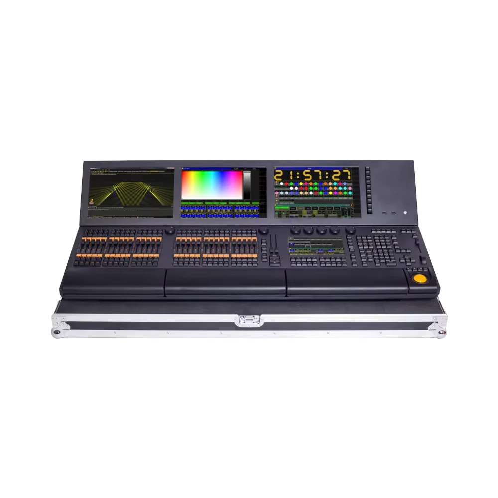 Stage Light Console Full Size Grand MA2 With 3 Electric Lifting 15.4-inch Touch Screen For Disco Wedding Concert Or Party
Stage Light Console Full Size Grand MA2 With 3 Electric Lifting 15.4-inch Touch Screen For Disco Wedding Concert Or Party