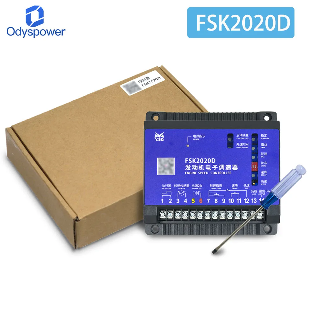 FSK2020D Diesel Generator Electric Control Engine Speed Controller Speed Control Board
FSK2020D Diesel Generator Electric Control Engine Speed Controller Speed Control Board