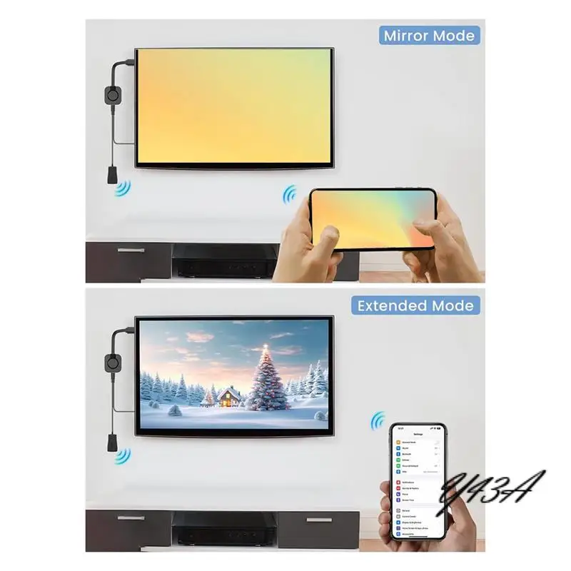 Y43A-Mirascreen Беспроводной совместимый ключ для телевизора/проектора/монитора, адаптер Wi-Fi-дисплея 1080P для ПК/Windows/Mac
Y43A-Mirascreen Беспроводной совместимый ключ для телевизора/проектора/монитора, адаптер Wi-Fi-дисплея 1080P для ПК/Windows/Mac