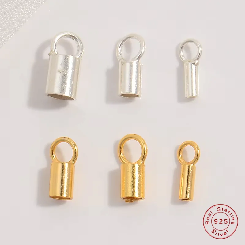 6pcs/lot S925 sterling silver dia 1/2/3mm end tips clasp leather cord crimp caps clasps for diy bracelets necklace making SK64
6pcs/lot S925 sterling silver dia 1/2/3mm end tips clasp leather cord crimp caps clasps for diy bracelets necklace making SK64