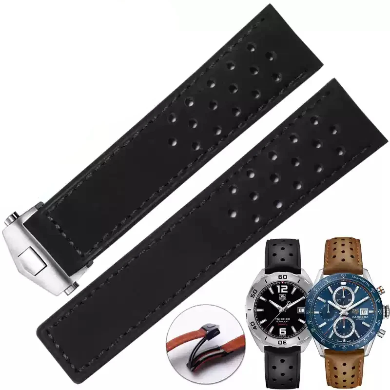 Real Calf Leather Suede Ventilate Watch Strap For Tag Heuer Aquaracer Carrera Watchband MONACO Bracelet Men 20mm 22mm 24mm
Real Calf Leather Suede Ventilate Watch Strap For Tag Heuer Aquaracer Carrera Watchband MONACO Bracelet Men 20mm 22mm 24mm