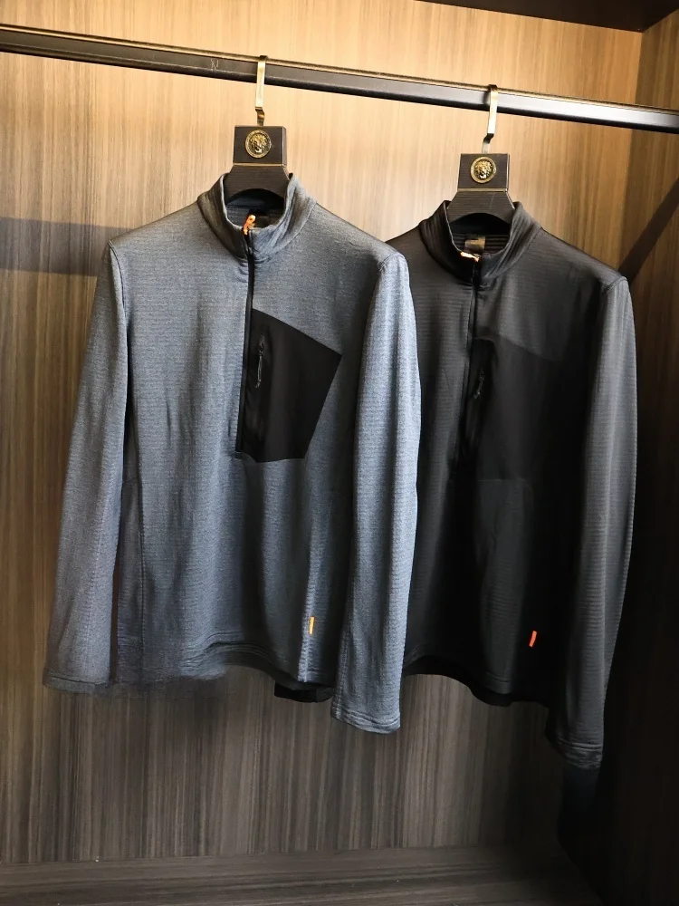Functional Fabric Men's Long Sleeve T-Shirt Fleece Lined Half Zip Spring Breathable Moisture Wicking Casual Style Polyester B...
Functional Fabric Men's Long Sleeve T-Shirt Fleece Lined Half Zip Spring Breathable Moisture Wicking Casual Style Polyester B...