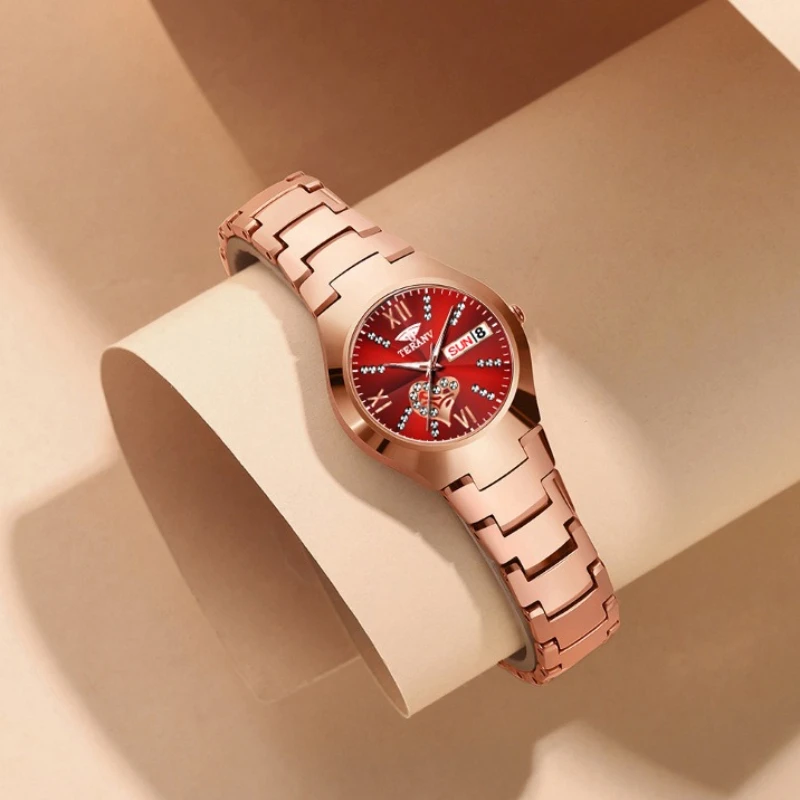 Ladies watch, fashionable casual diamond-encrusted high-value quartz watch
Ladies watch, fashionable casual diamond-encrusted high-value quartz watch