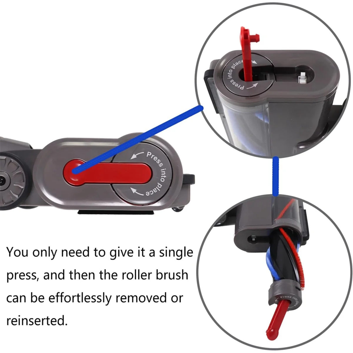 QA88X Direct Drive Brush Head for Dyson V7 V8 V10 V11 V15 Vacuum Parts with Carpet Brush for Carpet Floor Clean
QA88X Direct Drive Brush Head for Dyson V7 V8 V10 V11 V15 Vacuum Parts with Carpet Brush for Carpet Floor Clean