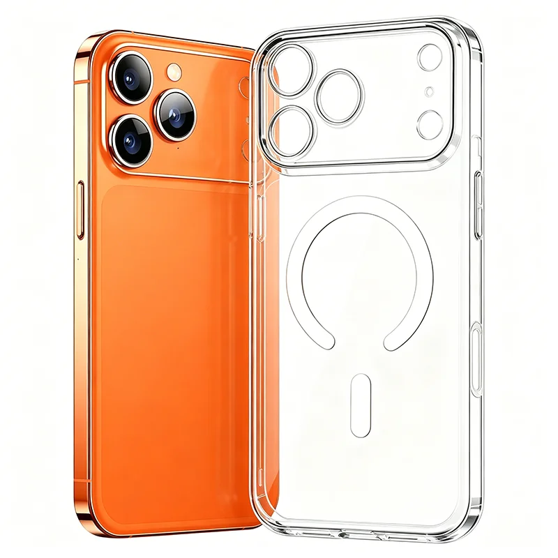 Case For iPhone 17 Pro Max Air Hybrid Hard Cover For iPhone17ProMax 17Air iPhone17 Magnetic For Magsafe Transparent Soft Shell
Case For iPhone 17 Pro Max Air Hybrid Hard Cover For iPhone17ProMax 17Air iPhone17 Magnetic For Magsafe Transparent Soft Shell