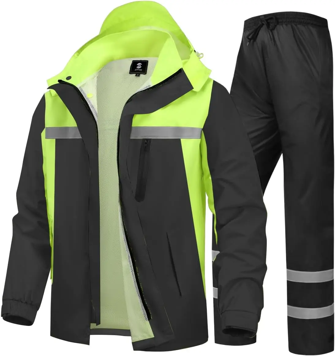 Men's Rain Suit High Visibility Reflective Work Rain Jacket Pants for All Sport Farm Fishing Motorcycle
Men's Rain Suit High Visibility Reflective Work Rain Jacket Pants for All Sport Farm Fishing Motorcycle