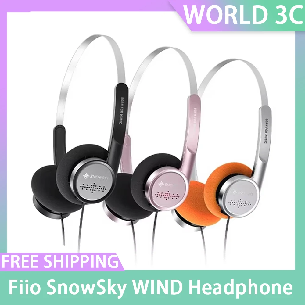Fiio SnowSky WIND wired Headphone Retro 40mm Dynamic Lightweight HIFI fiio 32Ω earphone Custom for accessory gift
Fiio SnowSky WIND wired Headphone Retro 40mm Dynamic Lightweight HIFI fiio 32Ω earphone Custom for accessory gift