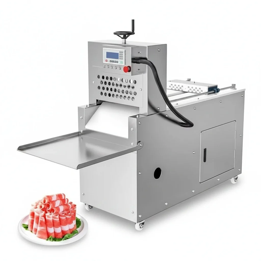 Commercial Frozen Meat Slicer High-capacity Industrial Meat Slicers Stainless Steel Chicken Slicing Machine
Commercial Frozen Meat Slicer High-capacity Industrial Meat Slicers Stainless Steel Chicken Slicing Machine