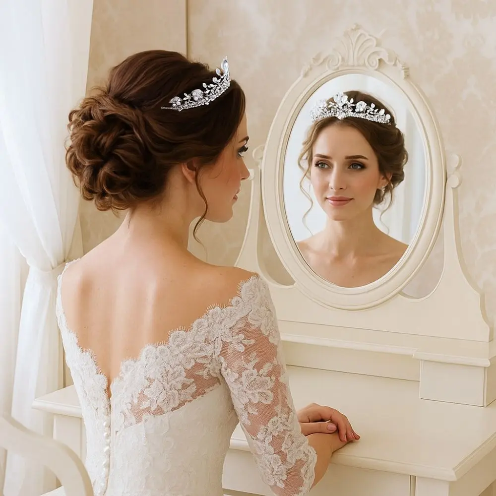 Hair Accessories Luxury Bridal Tiara Shining Sparkling Girls Princess Crown Elegant Crystal Tiara Wedding Party
Hair Accessories Luxury Bridal Tiara Shining Sparkling Girls Princess Crown Elegant Crystal Tiara Wedding Party