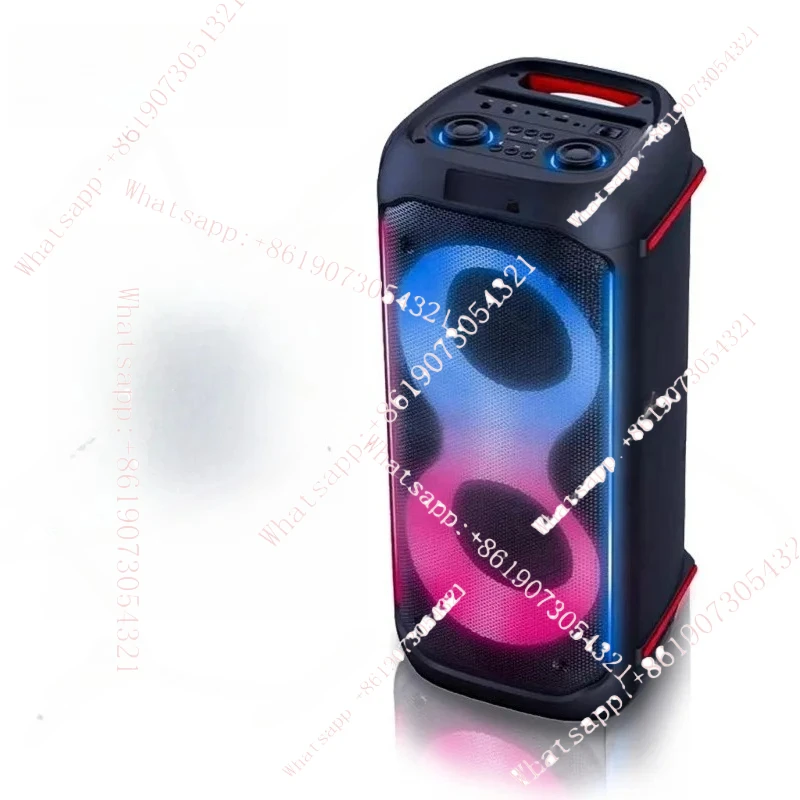 Speaker with Color Light Portable Speaker Outdoor Dual 8 Inch
Speaker with Color Light Portable Speaker Outdoor Dual 8 Inch