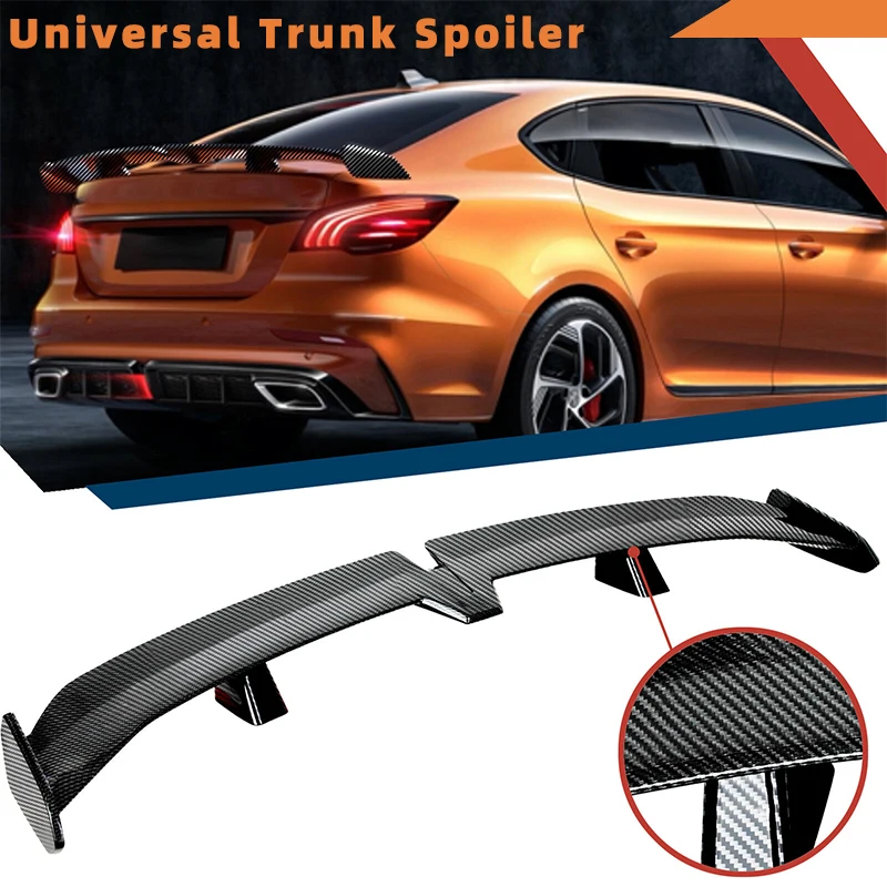 Suitable For Sedans Universal Rear Trunk Spoiler Wing Carbon Fiber Pattern PRO Style Body Kit Punch Free Installation Accessorie
Suitable For Sedans Universal Rear Trunk Spoiler Wing Carbon Fiber Pattern PRO Style Body Kit Punch Free Installation Accessorie